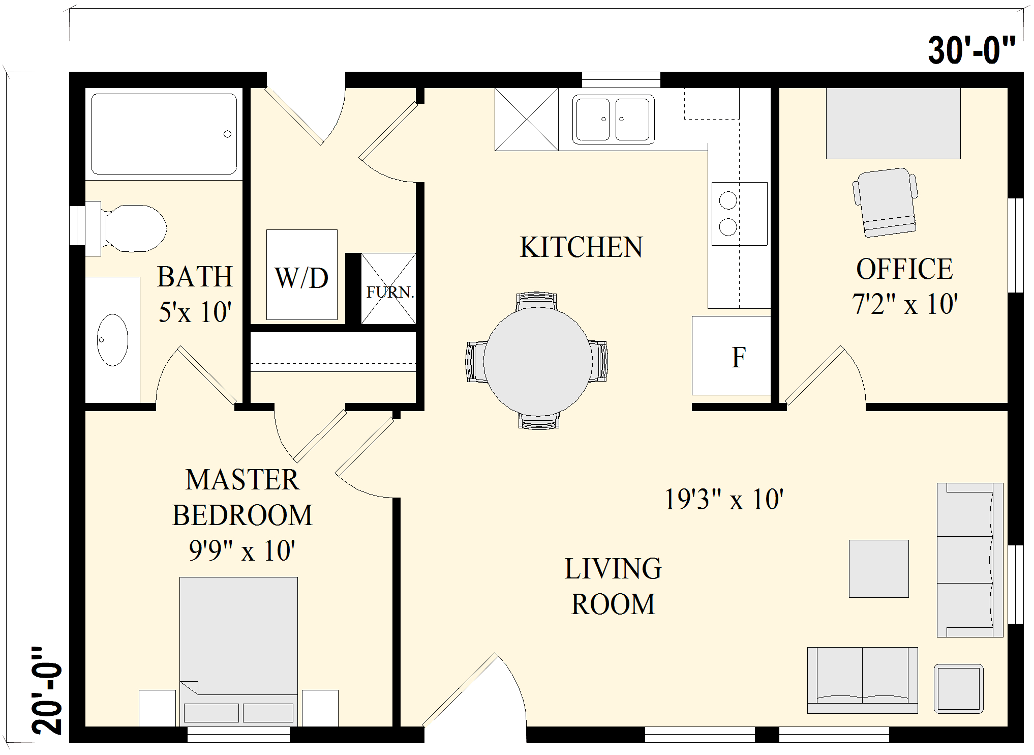 The 600 floor plan
