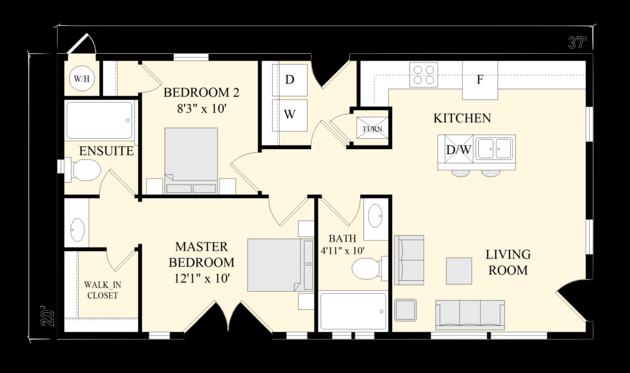The 700 floor plan